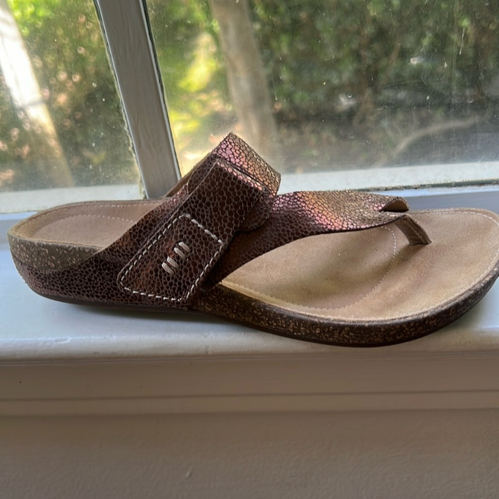 Clarks Bronze Sandals